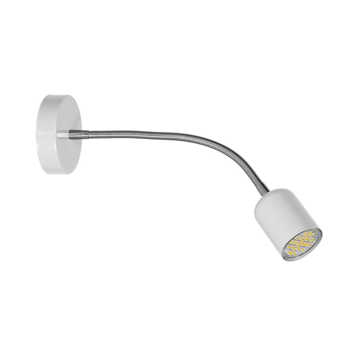 MiLagro Kinkiet Maxi 1xGU10 Biały MLP9639