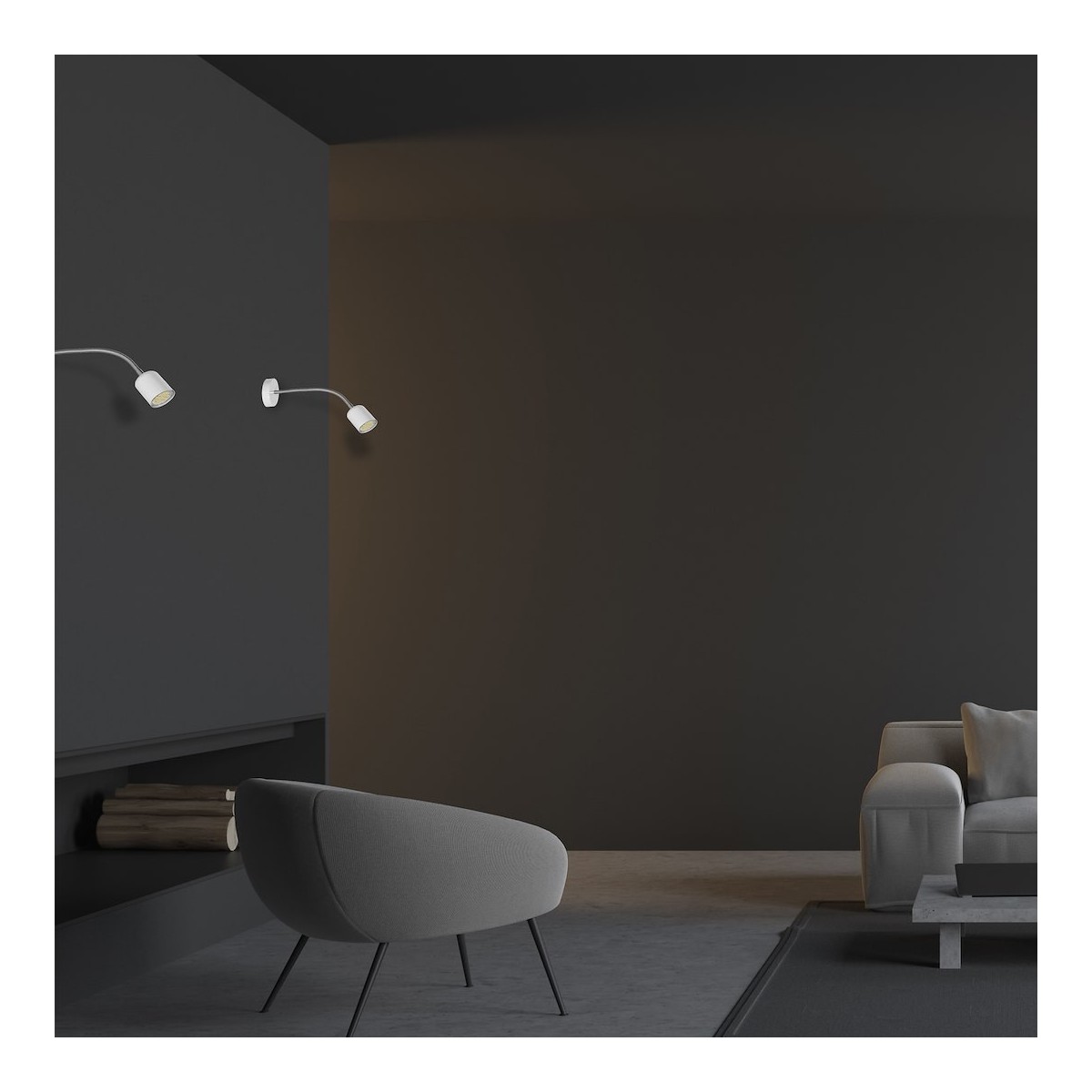 MiLagro Kinkiet Maxi 1xGU10 Biały MLP9639