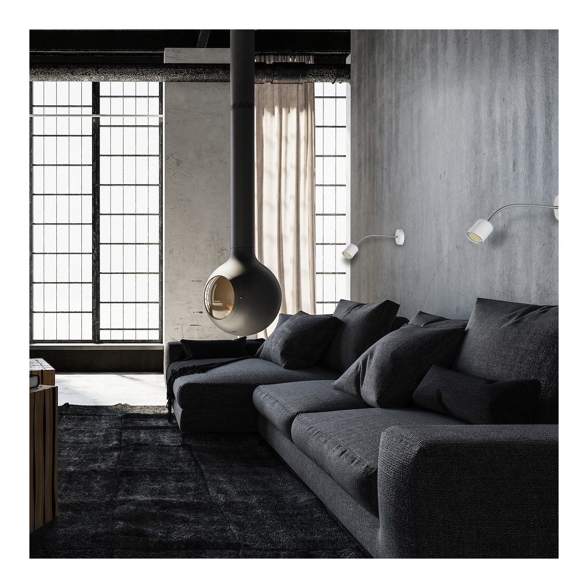 MiLagro Kinkiet Maxi 1xGU10 Biały MLP9639