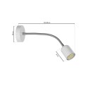 MiLagro MLP9639 kinkiet MAXI WHITE unikalne oświetlenie