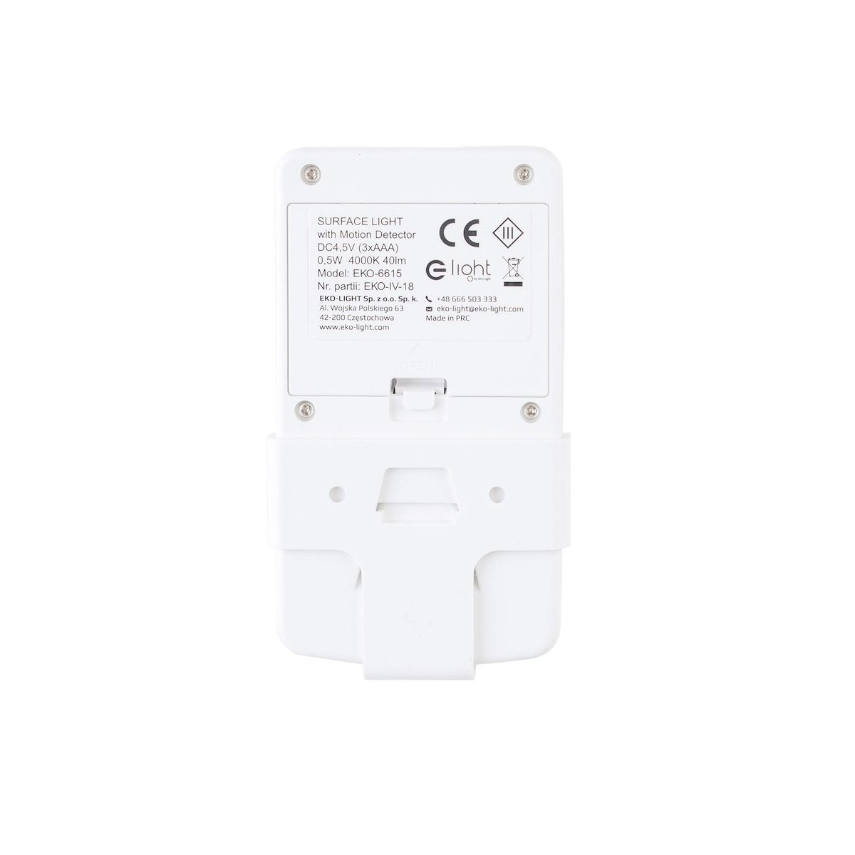 MiLagro EKB6615 lampka natynkowa LED designerskie oświetlenie