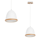 MiLagro Lampa wisząca Studio Biały 1xE27 MLP8849