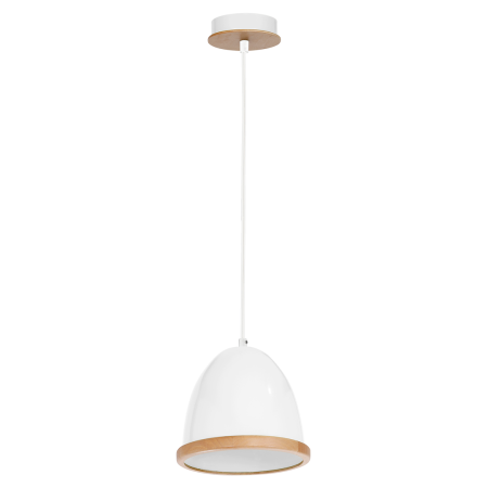 MiLagro Lampa wisząca Studio Biały 1xE27 MLP8849