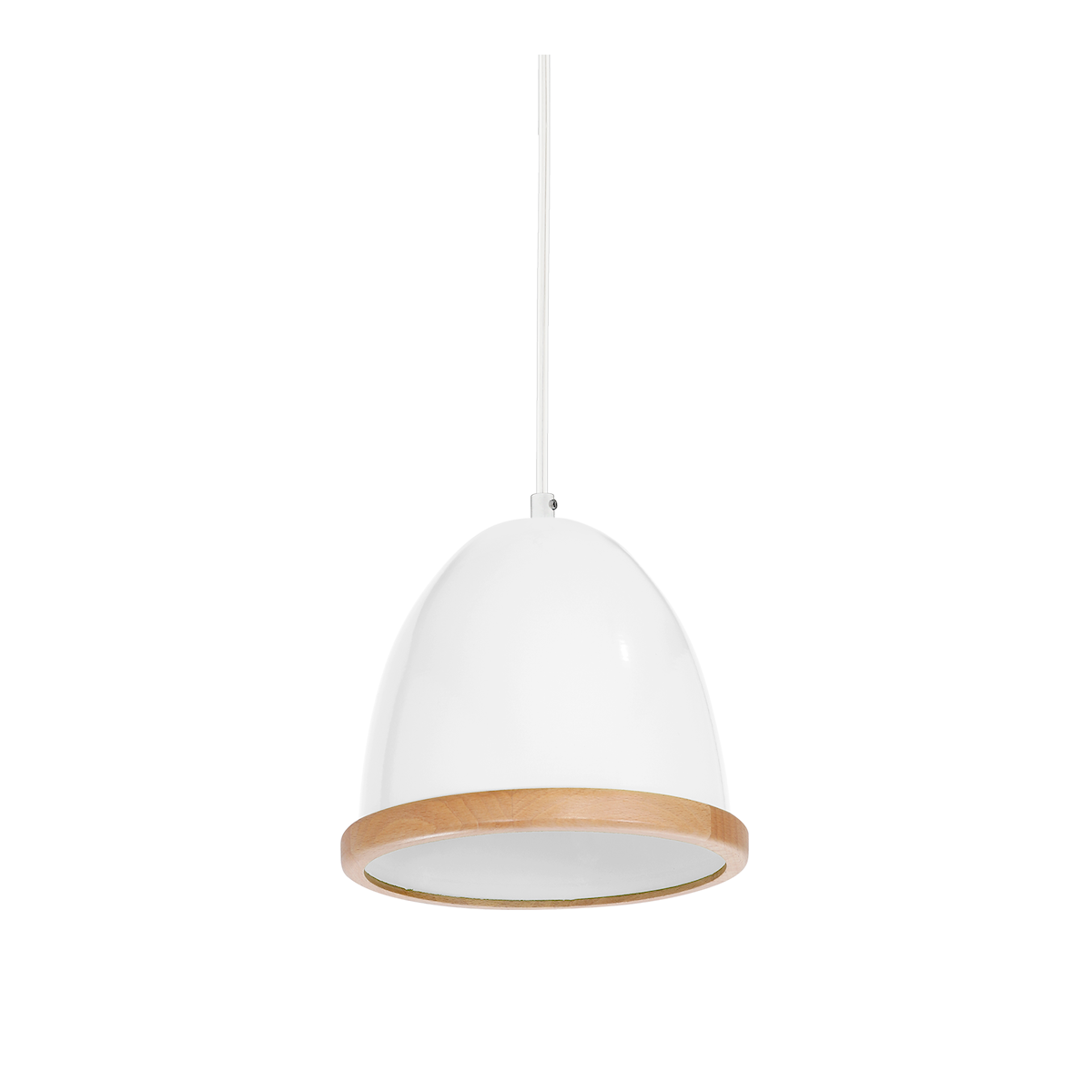 MiLagro Lampa wisząca Studio Biały 1xE27 MLP8849