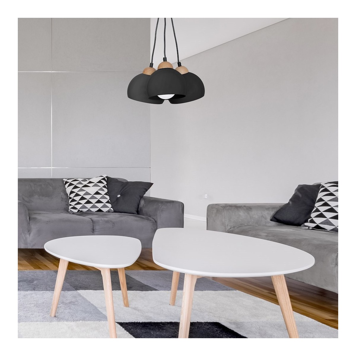 MiLagro MLP6580 lampa DAMA BLACK dekoracyjne oświetlenie