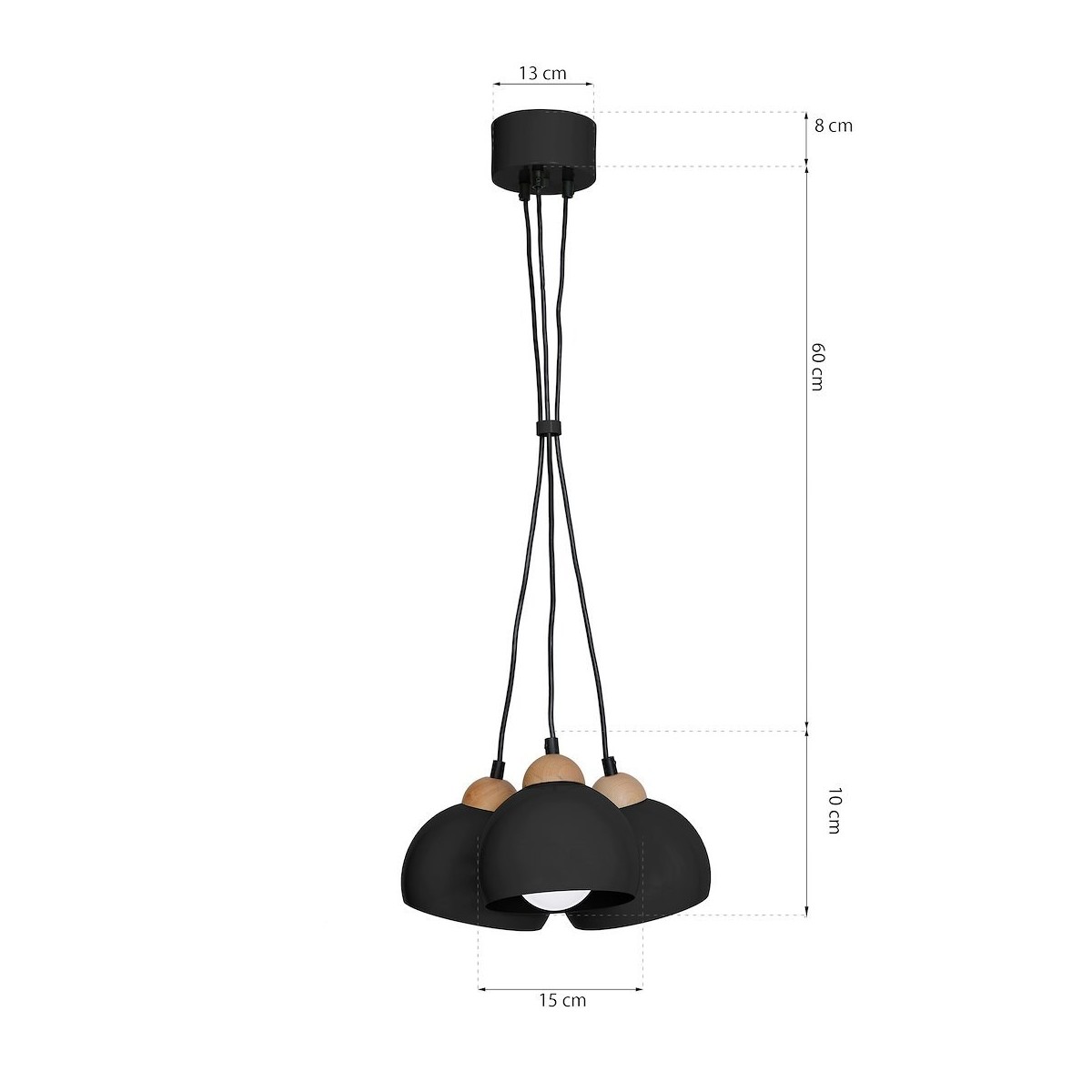 MiLagro MLP6580 lampa DAMA BLACK dekoracyjne oświetlenie