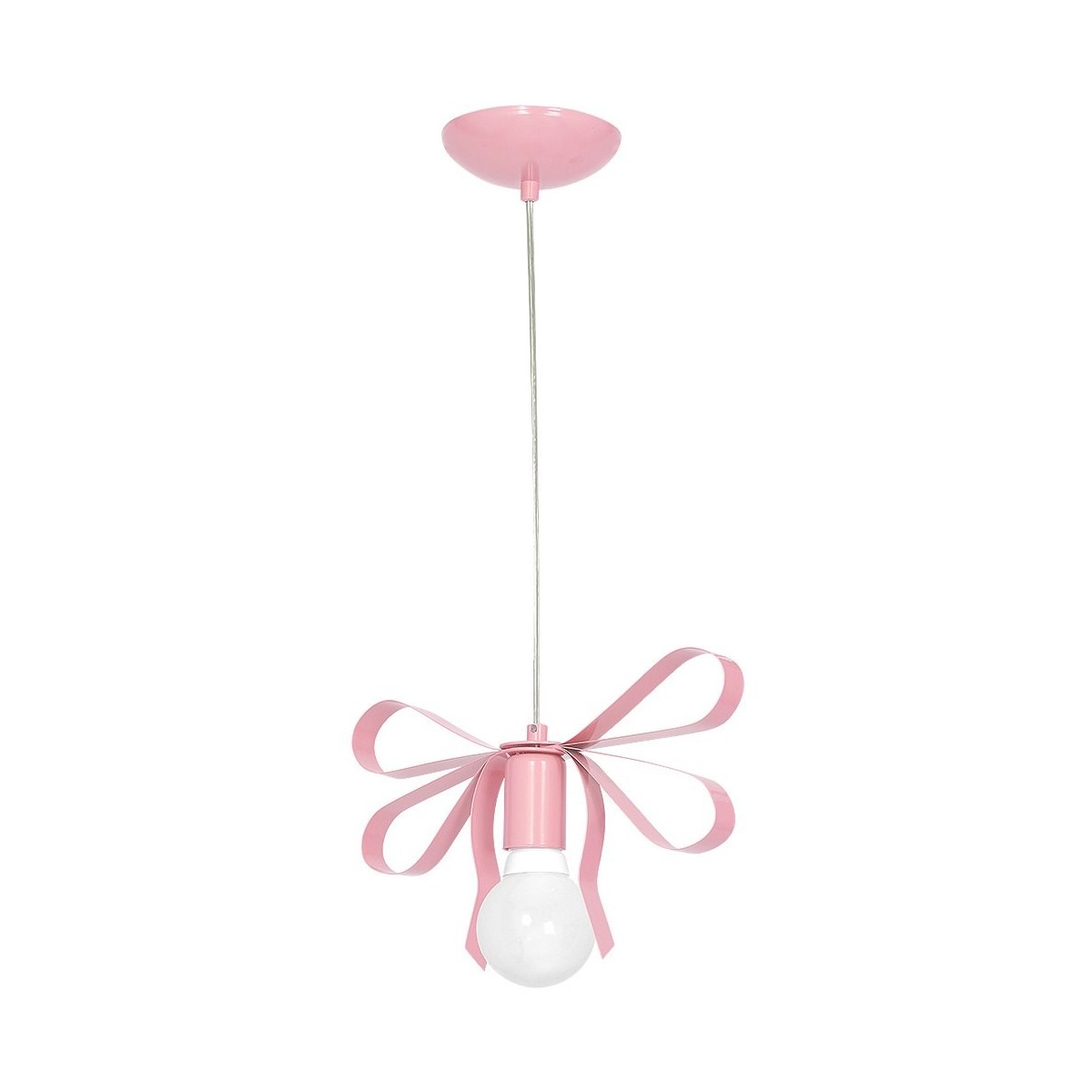 MiLagro Lampa Wisząca EMMA PINK 1xE27 MLP1039