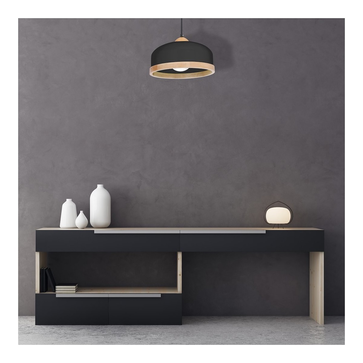 MiLagro Lampa wisząca STUDIO BLACK 1xE27 MLP8851