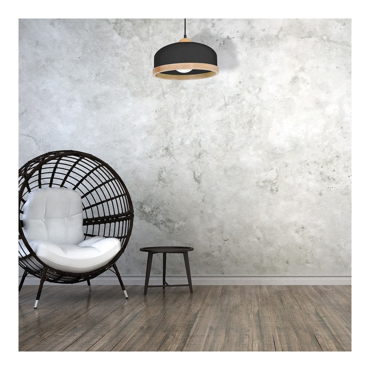 MiLagro Lampa wisząca STUDIO BLACK 1xE27 MLP8851