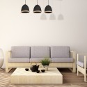 MiLagro Lampa wisząca STUDIO BLACK 3xE27 MLP8853