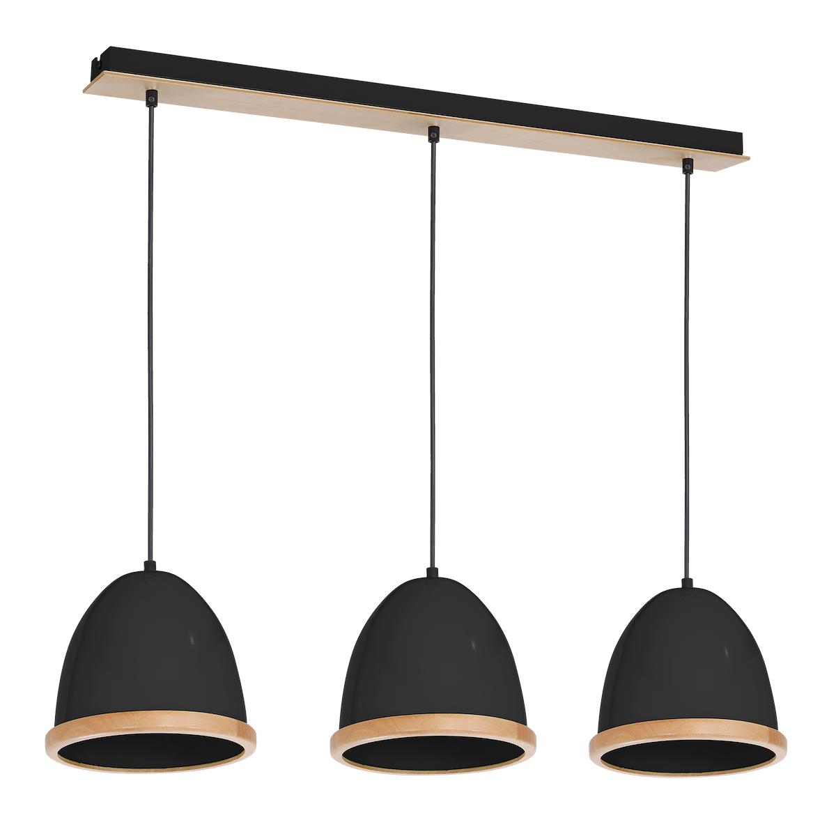 MiLagro Lampa wisząca STUDIO BLACK 3xE27 MLP8853