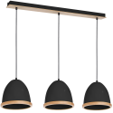 MiLagro Lampa wisząca STUDIO BLACK 3xE27 MLP8853