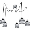 MiLagro Lampa wisząca LARS GREY 5xE27 MLP788
