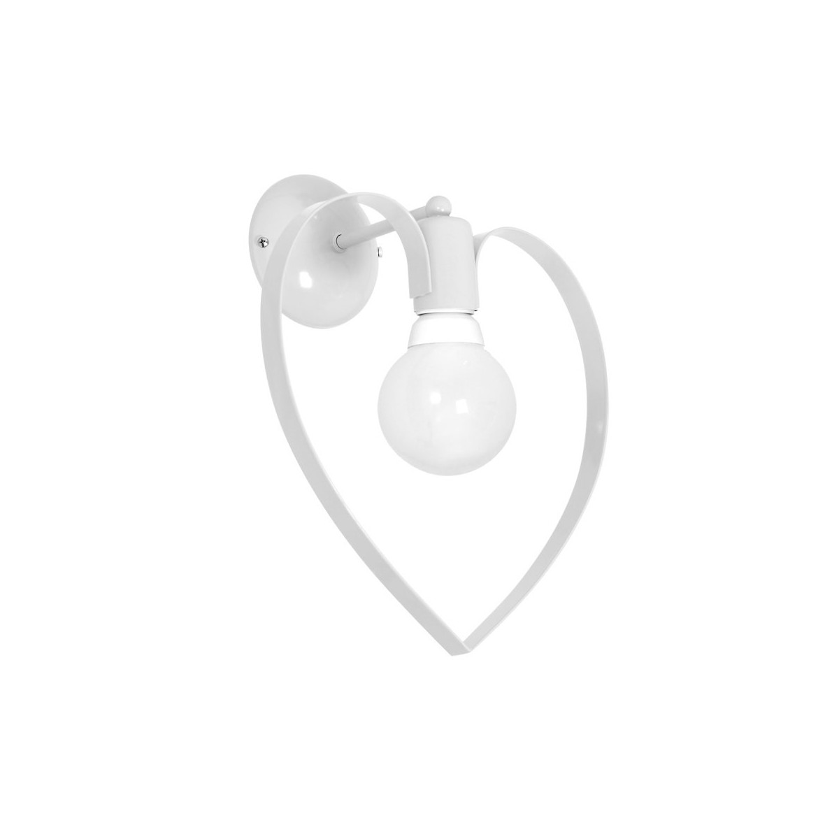 MiLagro Kinkiet Amore 1xE27 Biały MLP9949