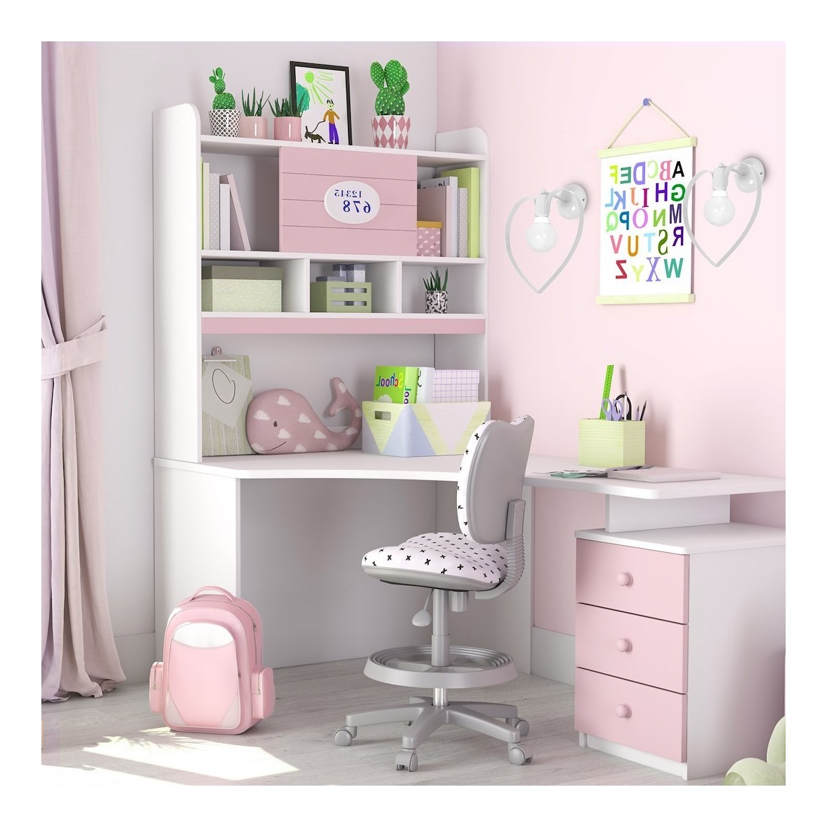 MiLagro Kinkiet Amore 1xE27 Biały MLP9949