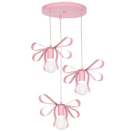 MiLagro Lampa Wisząca EMMA PINK 3xE27 MLP1040