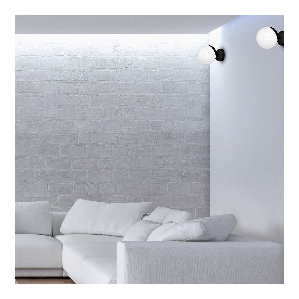 MiLagro Kinkiet SFERA BLACK 1xE14 MLP8854