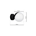 MiLagro SFERA BLACK MLP8854 kinkiet nietuzinkowe oświetlenie