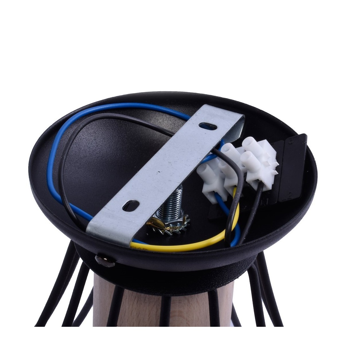 MiLagro Lampa sufitowa WILL BLACK 1xE27 MLP4189