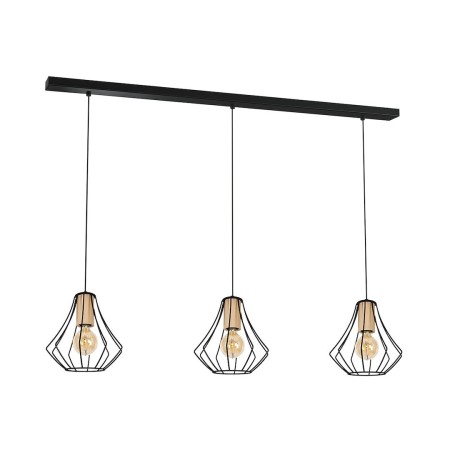 MiLagro Lampa wisząca WILL BLACK 3xE27 MLP4191