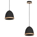 MiLagro Lampa wisząca STUDIO BLACK 1xE27 MLP8852