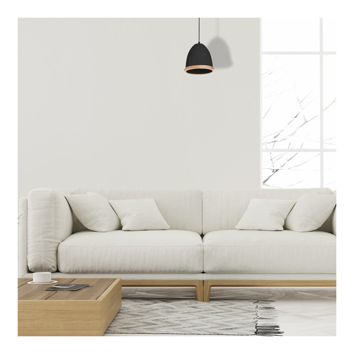 MiLagro Lampa wisząca STUDIO BLACK 1xE27 MLP8852