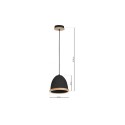 MiLagro Lampa wisząca STUDIO BLACK 1xE27 MLP8852
