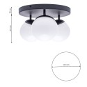 MiLagro SFERA BLACK MLP8858 nastrojowe światło