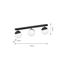 MiLagro SFERA BLACK MLP8857 klimatyczne oświetlenie