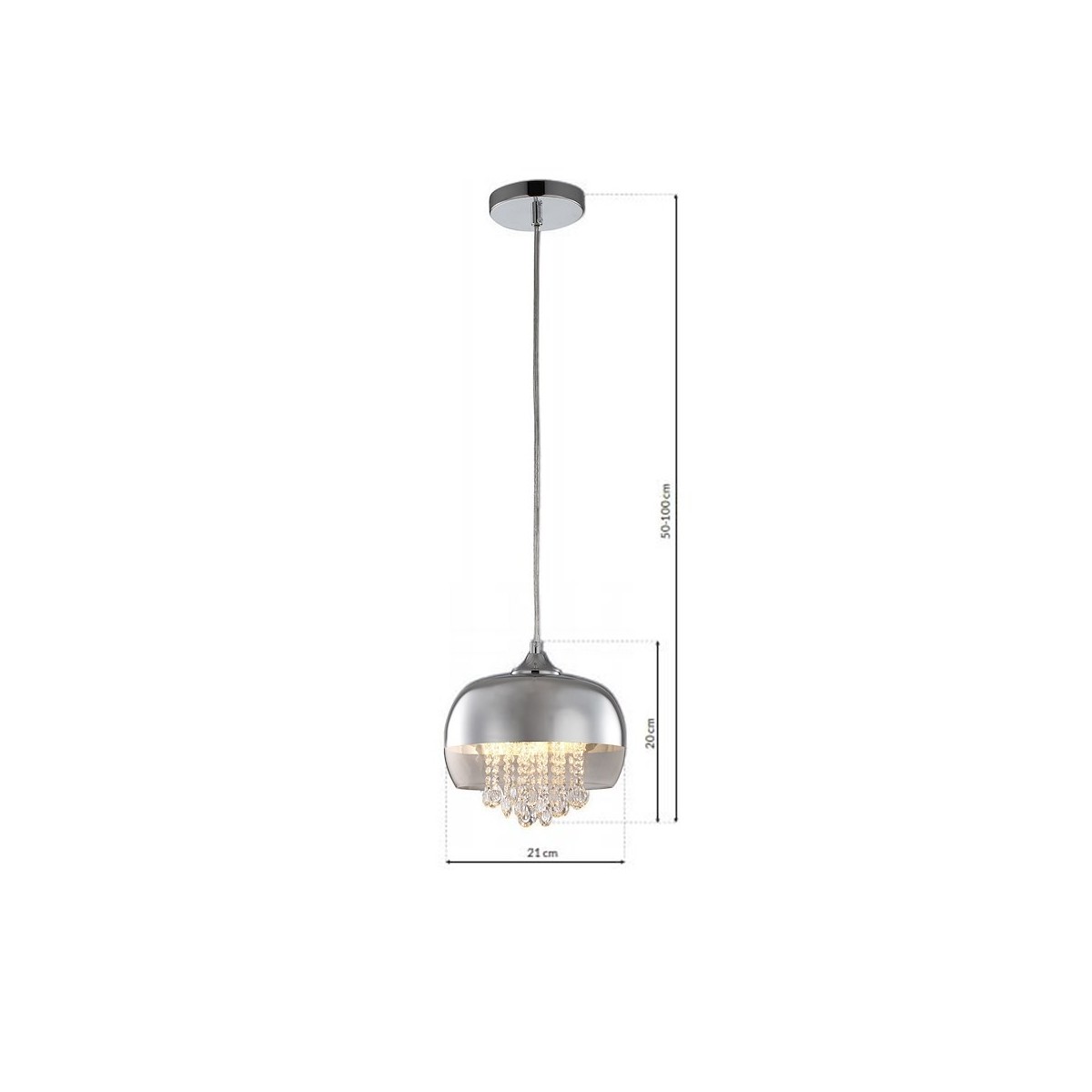 MiLagro Lampa Wisząca LUNA 1xE14 LED ML3802