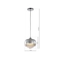 MiLagro LUNA ML3802 lampa wisząca nietuzinkowe oświetlenie