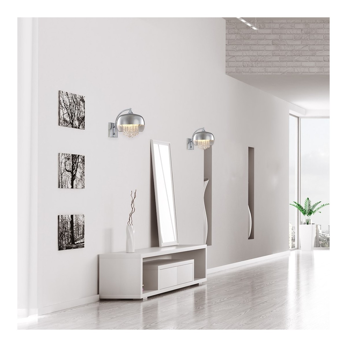 MiLagro Kinkiet LUNA 1xE14 LED ML3803