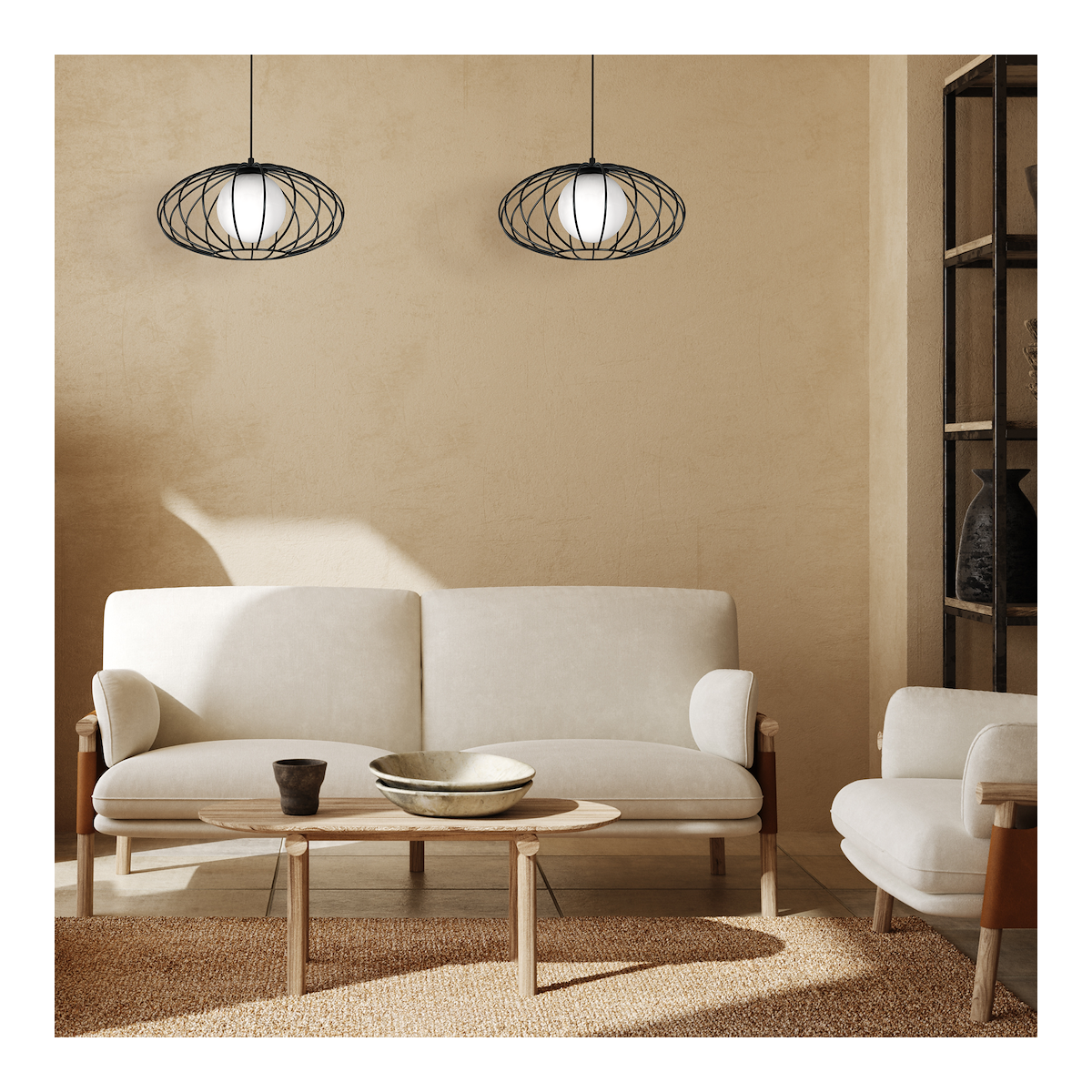 MiLagro KRONOS BLACK MLP4422 designerskie lampy LED