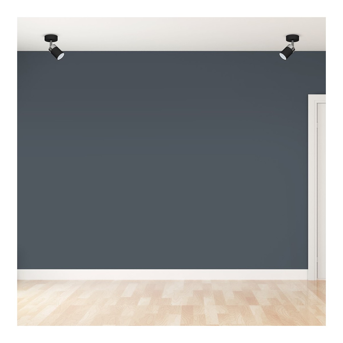 MiLagro Kinkiet JOKER BLACK/CHROME 1xGU10 MLP910