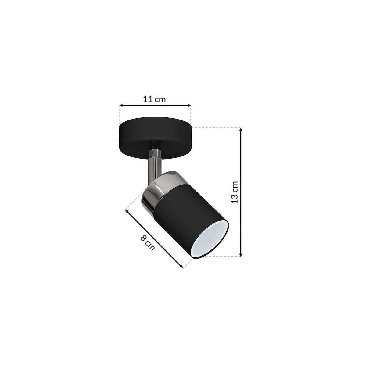 MiLagro JOKER BLACK/CHROME MLP910 designerskie lampy LED