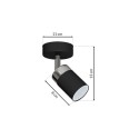 MiLagro JOKER BLACK/CHROME MLP910 designerskie lampy LED