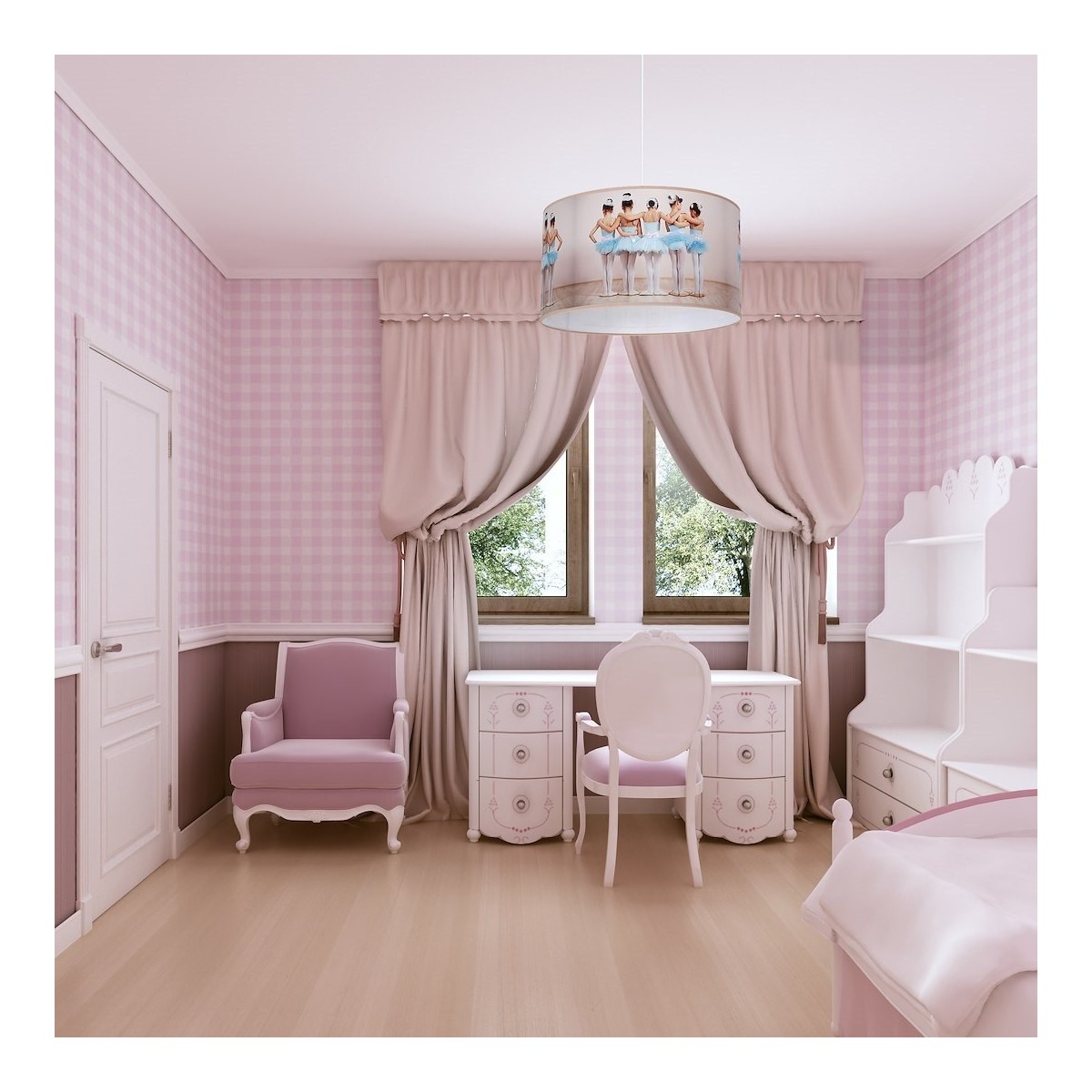 MiLagro Lampa Wisząca BALLERINA 1xE27 MLP4311