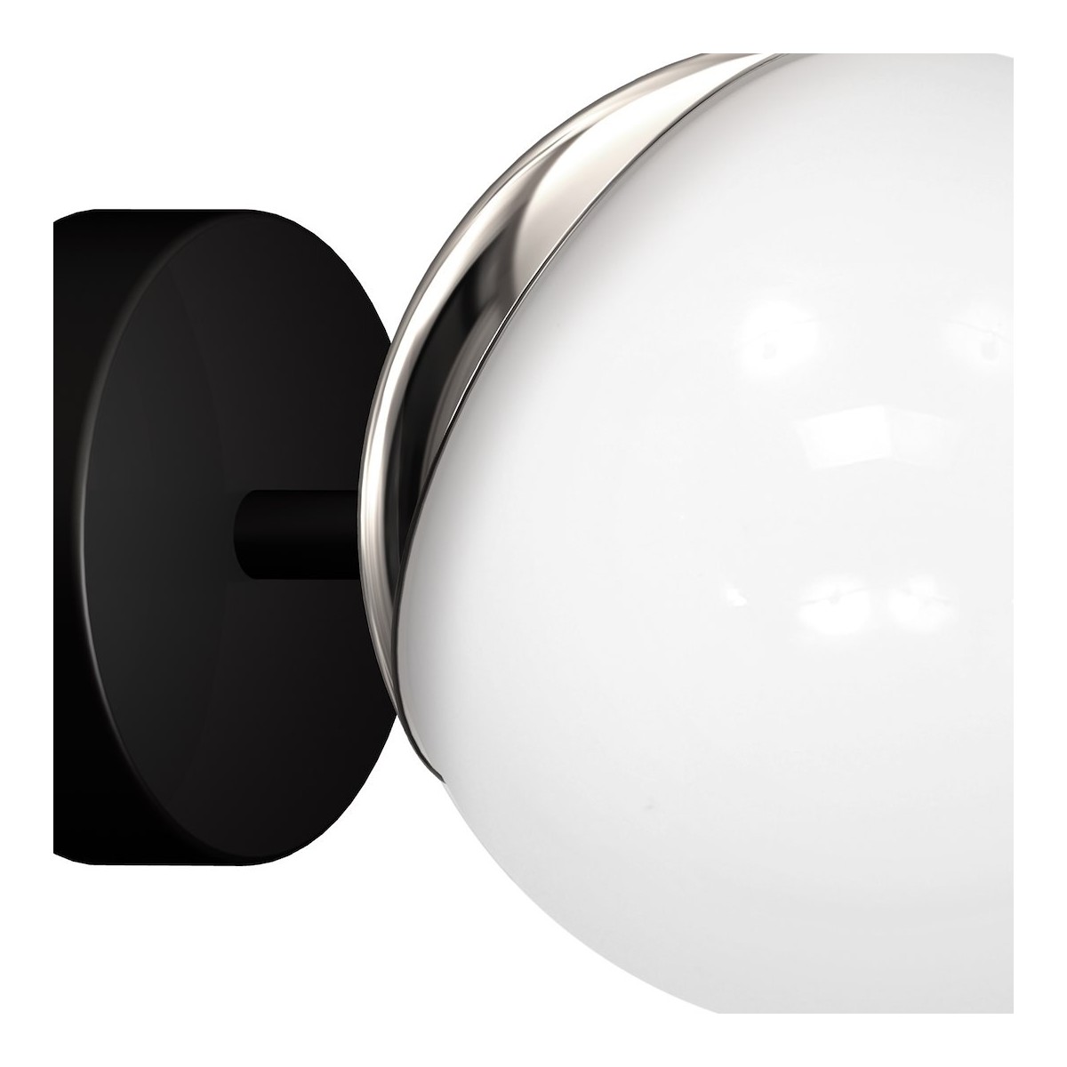 MiLagro Kinkiet SFERA BLACK/CHROME 1xE14 MLP8870