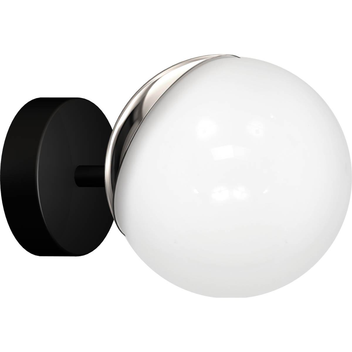 MiLagro Kinkiet SFERA BLACK/CHROME 1xE14 MLP8870