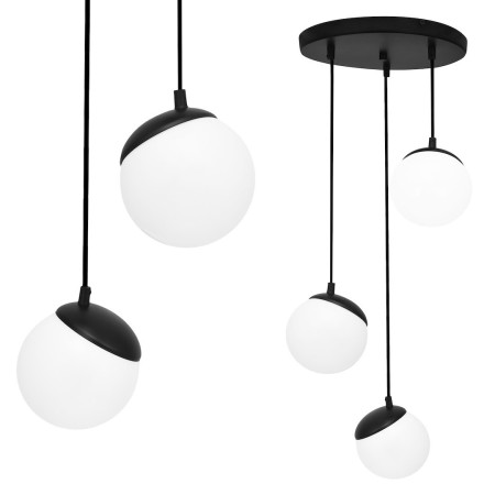 MiLagro SFERA BLACK MLP8868 światło podkreślające charakter wnętrza