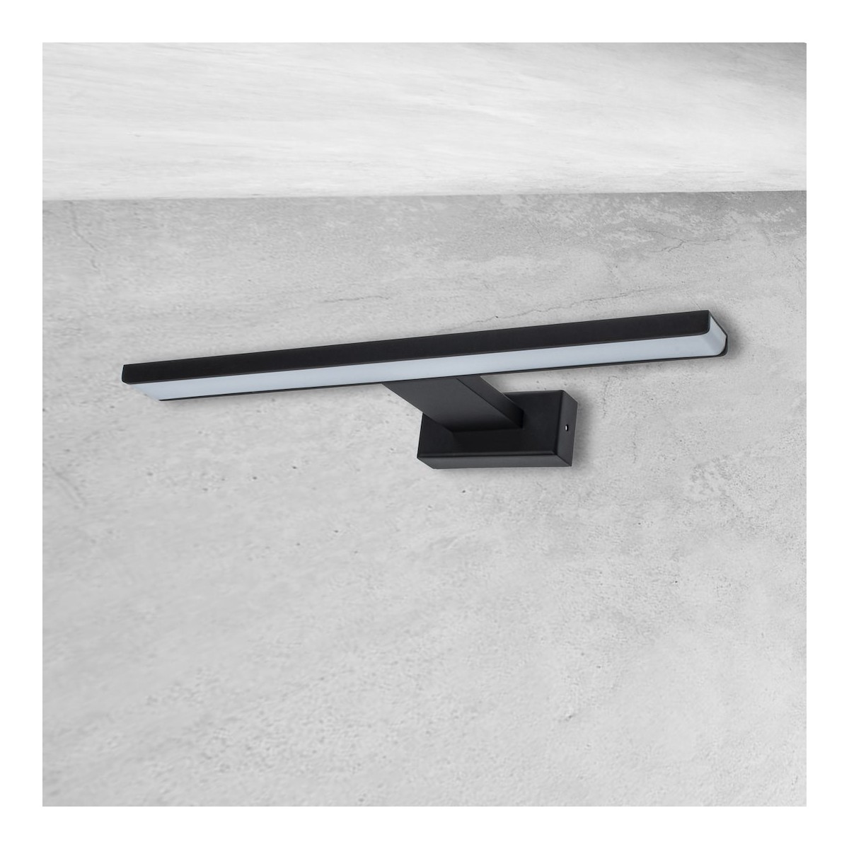 MiLagro Kinkiet SHINE BLACK 30cm 7W LED ML4377