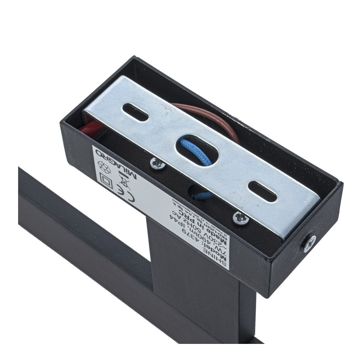 MiLagro Kinkiet SHINE BLACK 30cm 7W LED ML4378