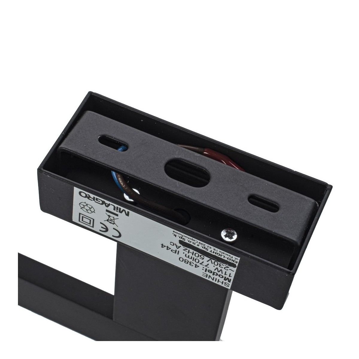 MiLagro Kinkiet SHINE BLACK 45cm 11W LED ML4380