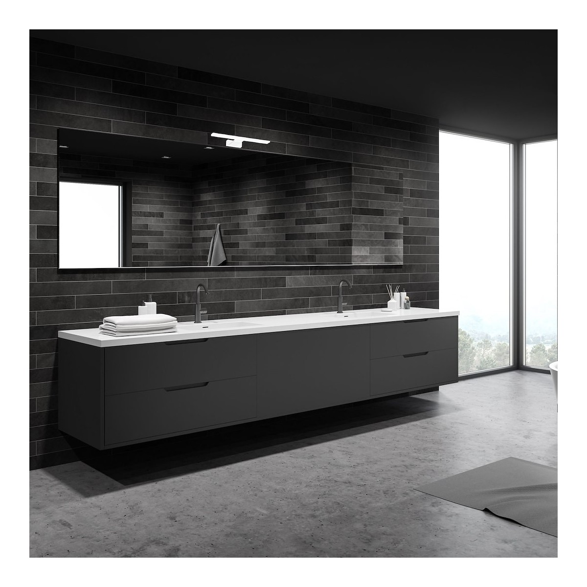 MiLagro Kinkiet Shine 30cm 7W LED Biały ML3873