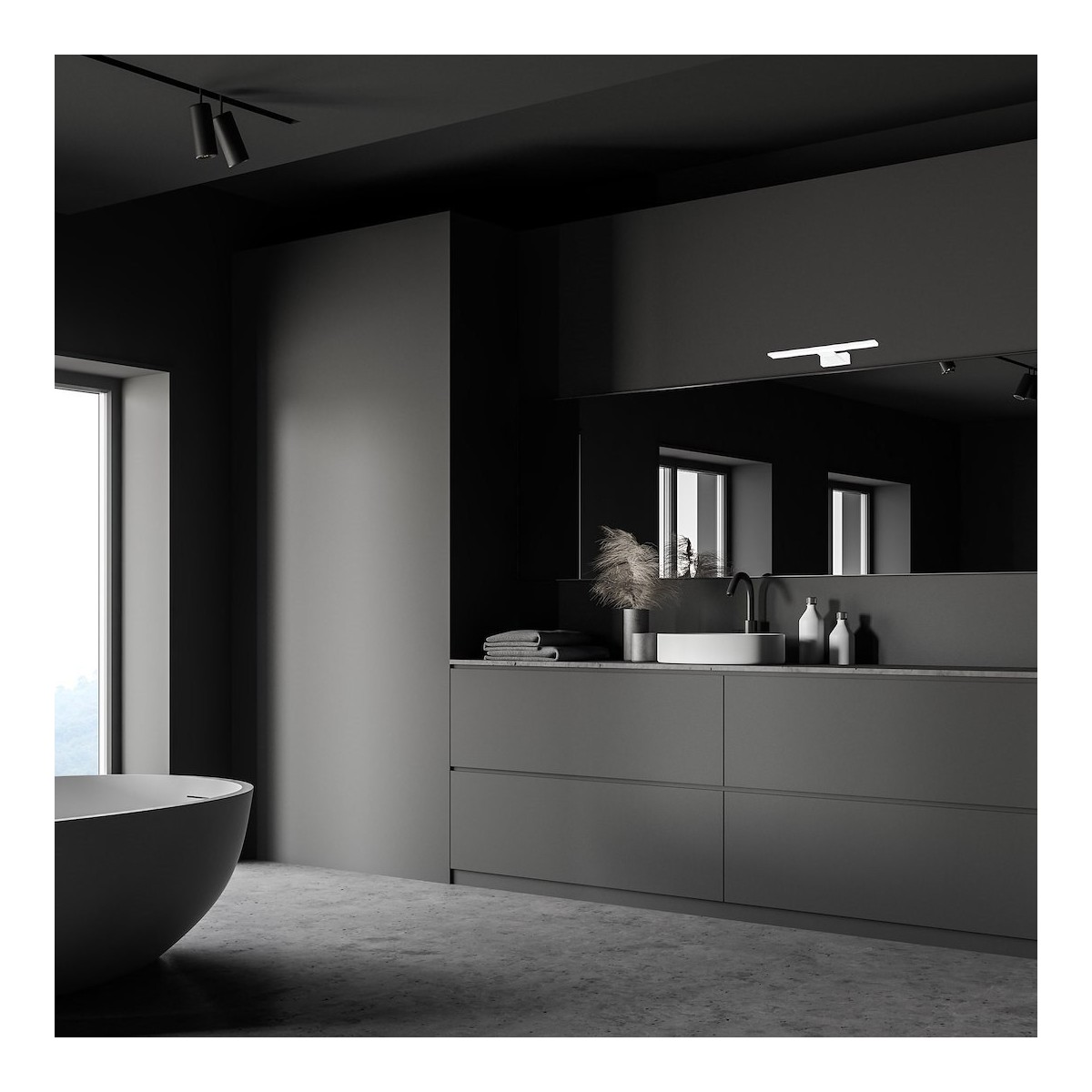 MiLagro Kinkiet Shine 30cm 7W LED Biały ML3873