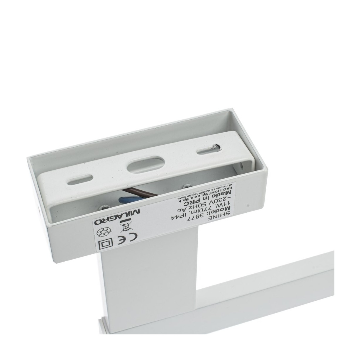 MiLagro Kinkiet Shine 45cm 11W LED Biały ML3877