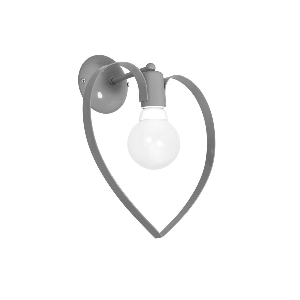 MiLagro Kinkiet AMORE GREY 1xE27 MLP9821