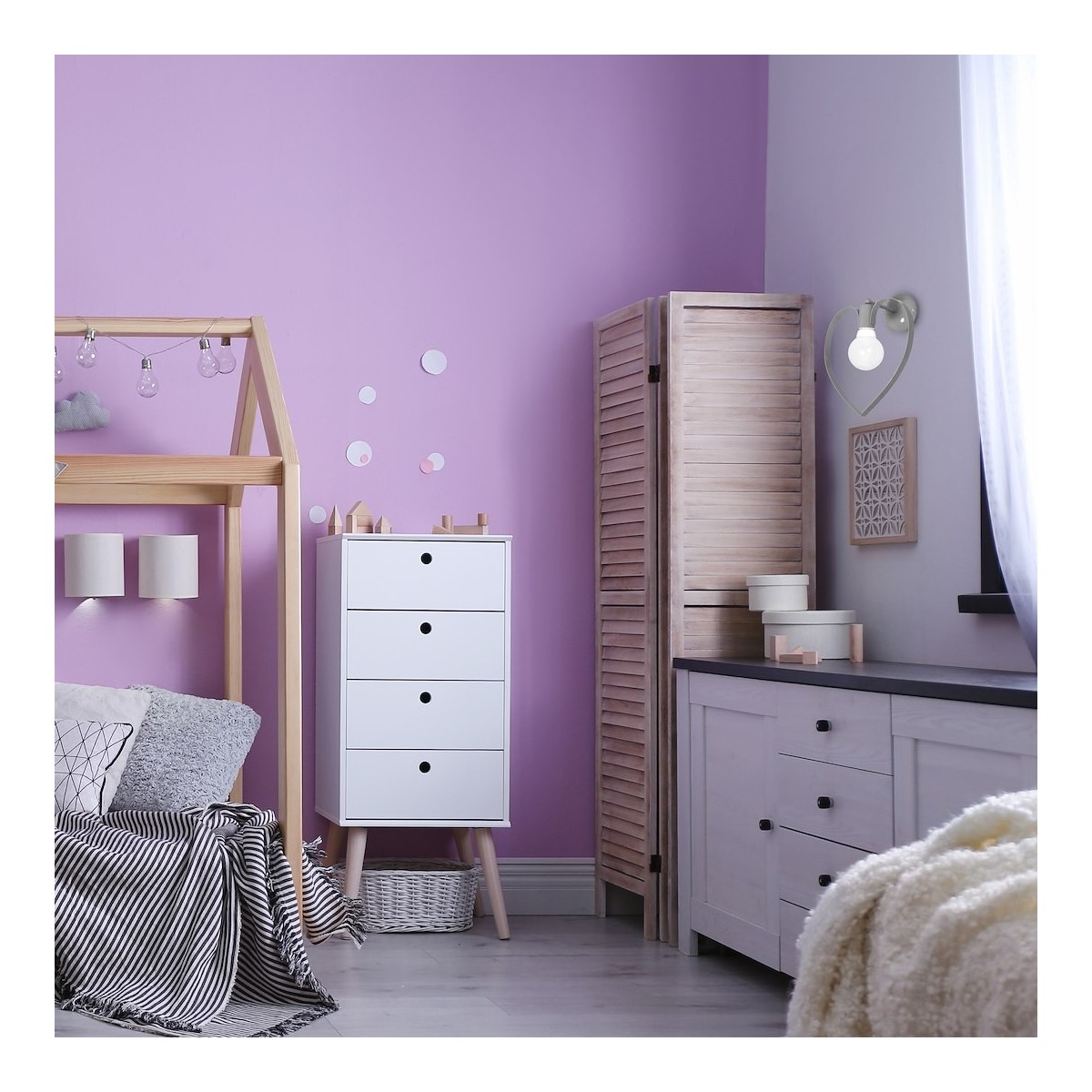 MiLagro Kinkiet AMORE GREY 1xE27 MLP9821