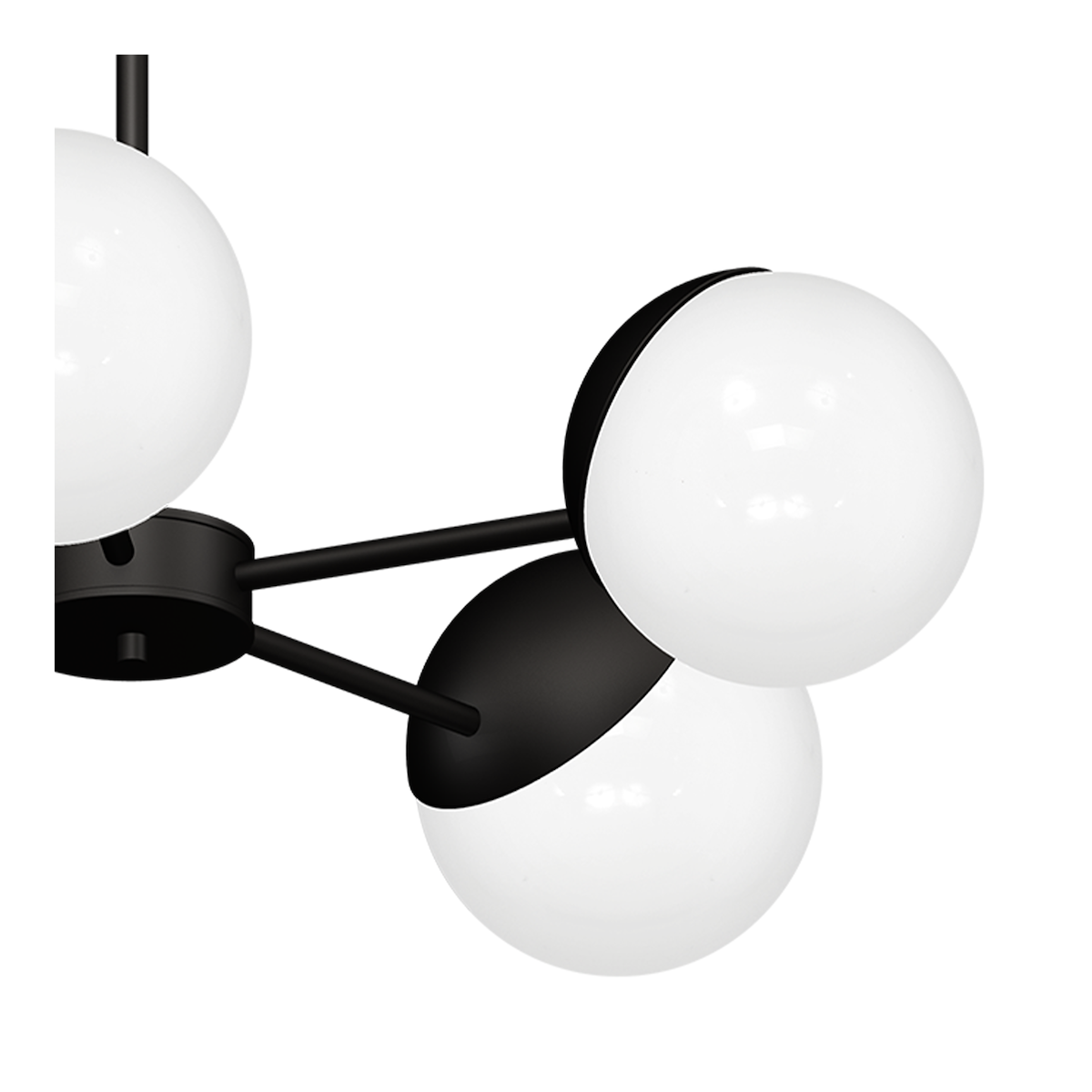 MiLagro SFERA BLACK MLP8866 niepowtarzalne oświetlenie wnętrza