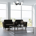 MiLagro SFERA BLACK MLP8866 niepowtarzalne oświetlenie wnętrza